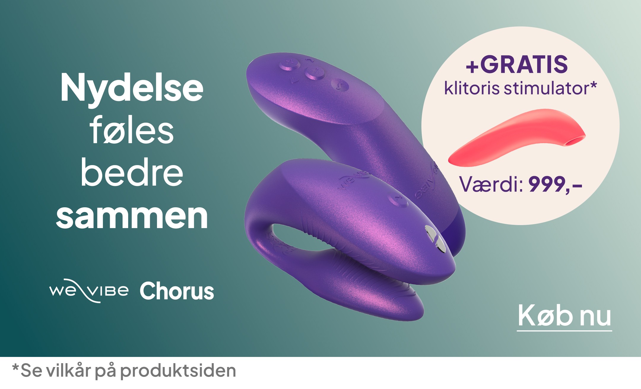 Nydelse føles bedre sammen - We-Vibe Chorus