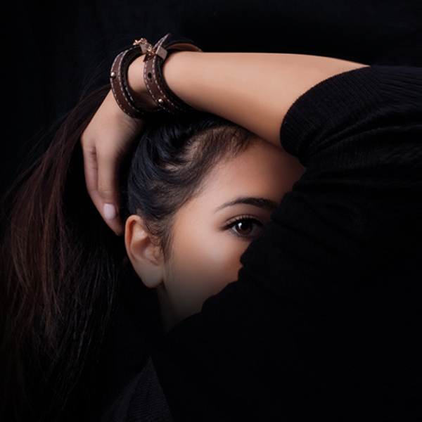 Incoqnito Læder Håndjern Kobber-Brun 1