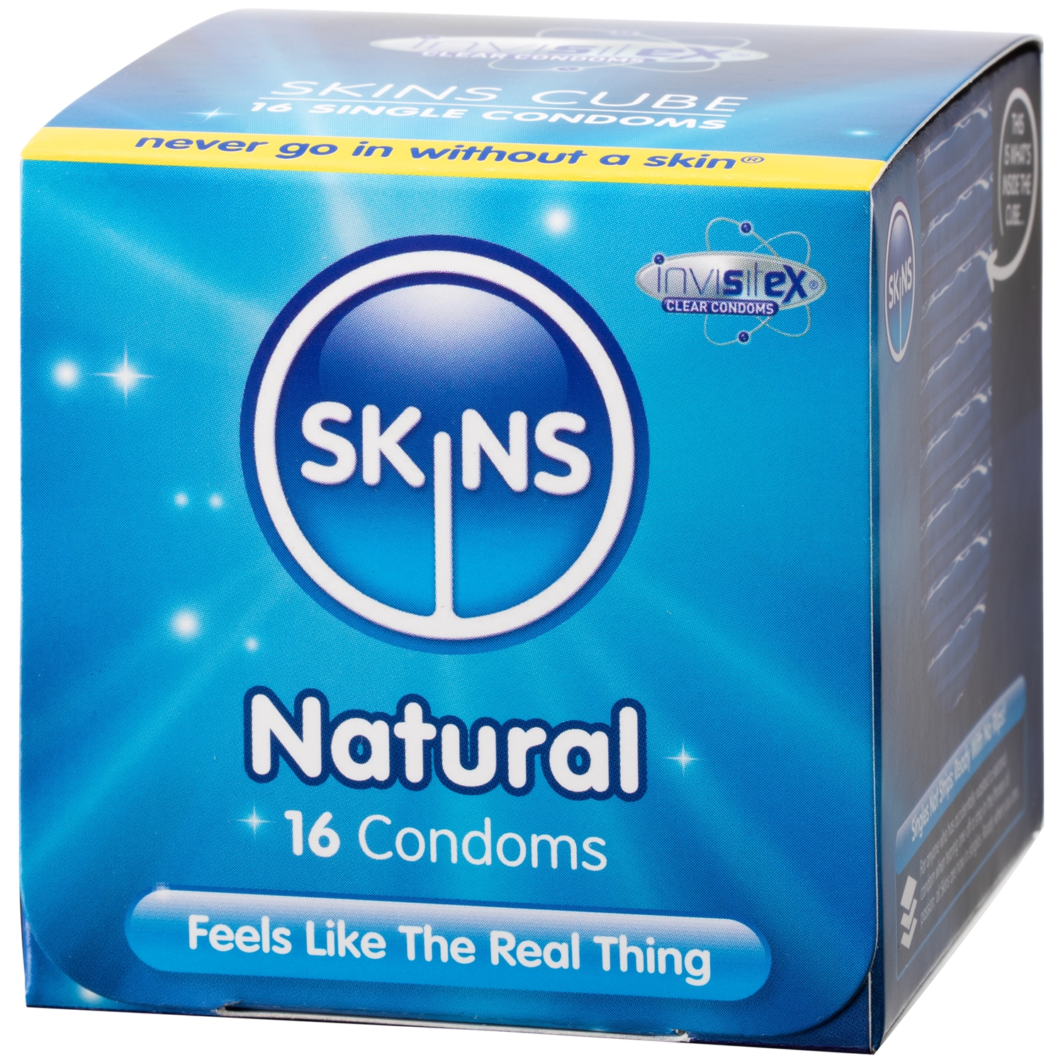 Skins Skin Natural Normale Kondomer 16 stk - Klar