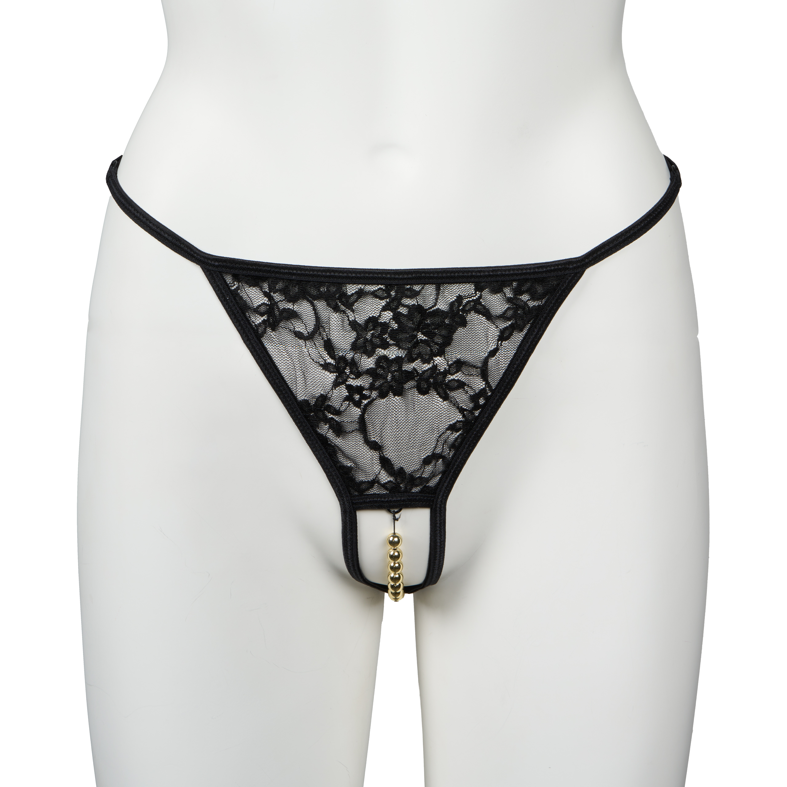 Sinful Pleasure Pearl Teaser Crotchless Thong var 1