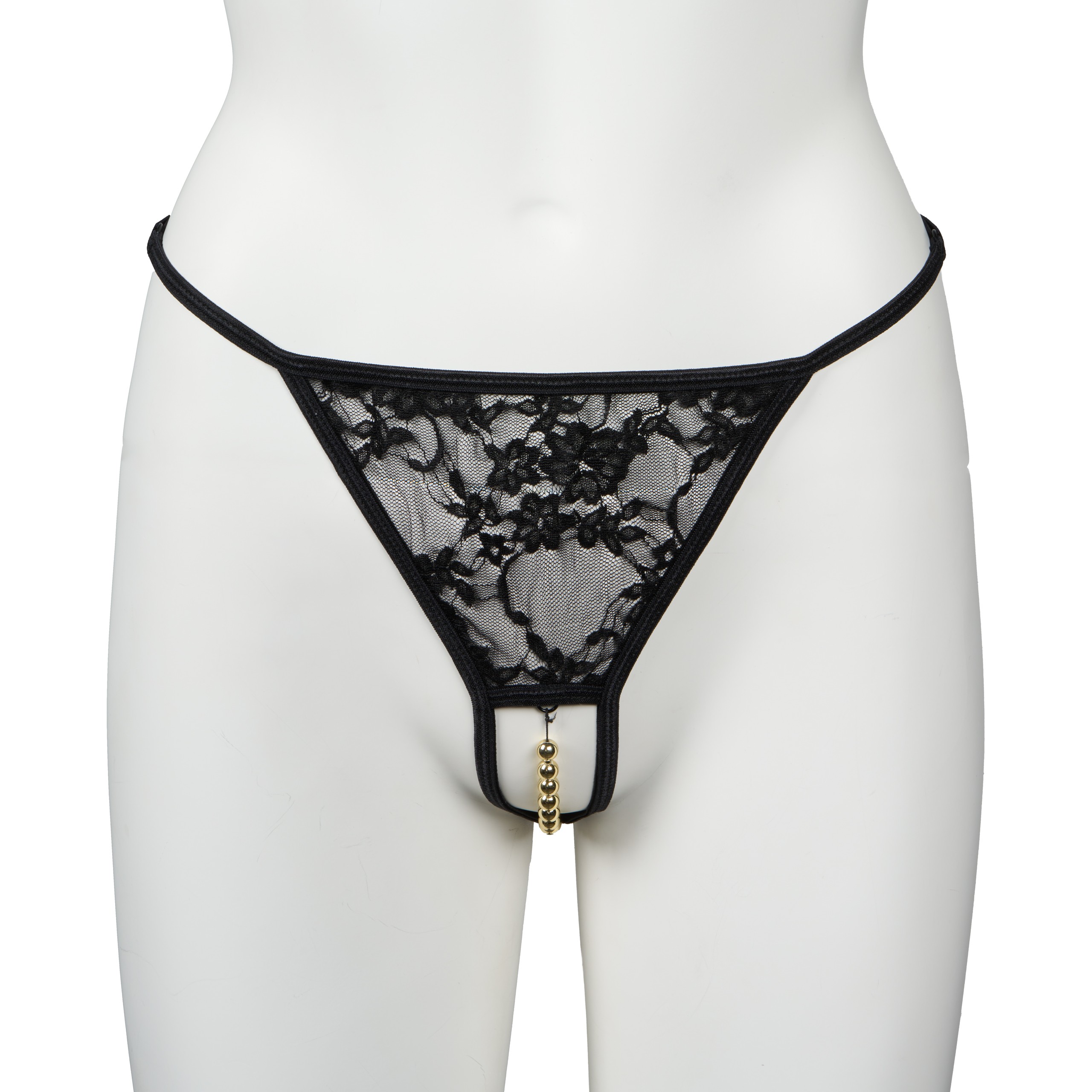 Sinful Pleasure Pearl Teaser Crotchless Thong var 1