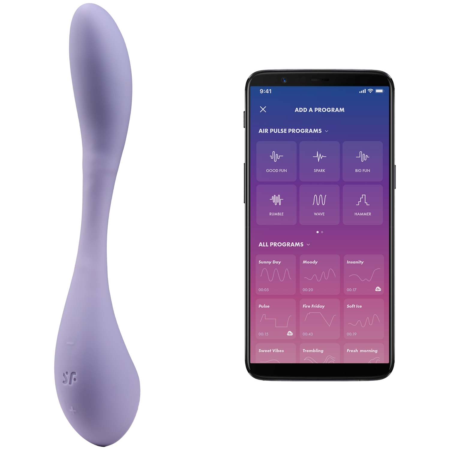 Satisfyer G-Spot Flex 5+ Vibrator      - Purple
