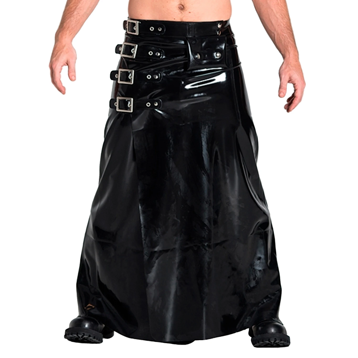 Mister B Rubber Buckle Skirt Lang var 1
