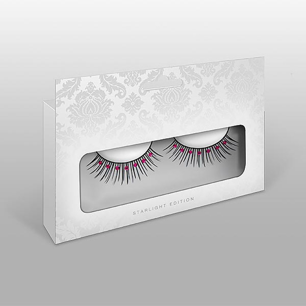 Baci Glamour Øjenvipper Sort-Lilla 1