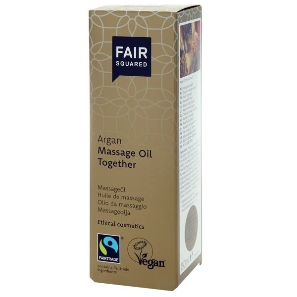 Fair Squared Vegansk Argan Massasjeolje 150 ml 1