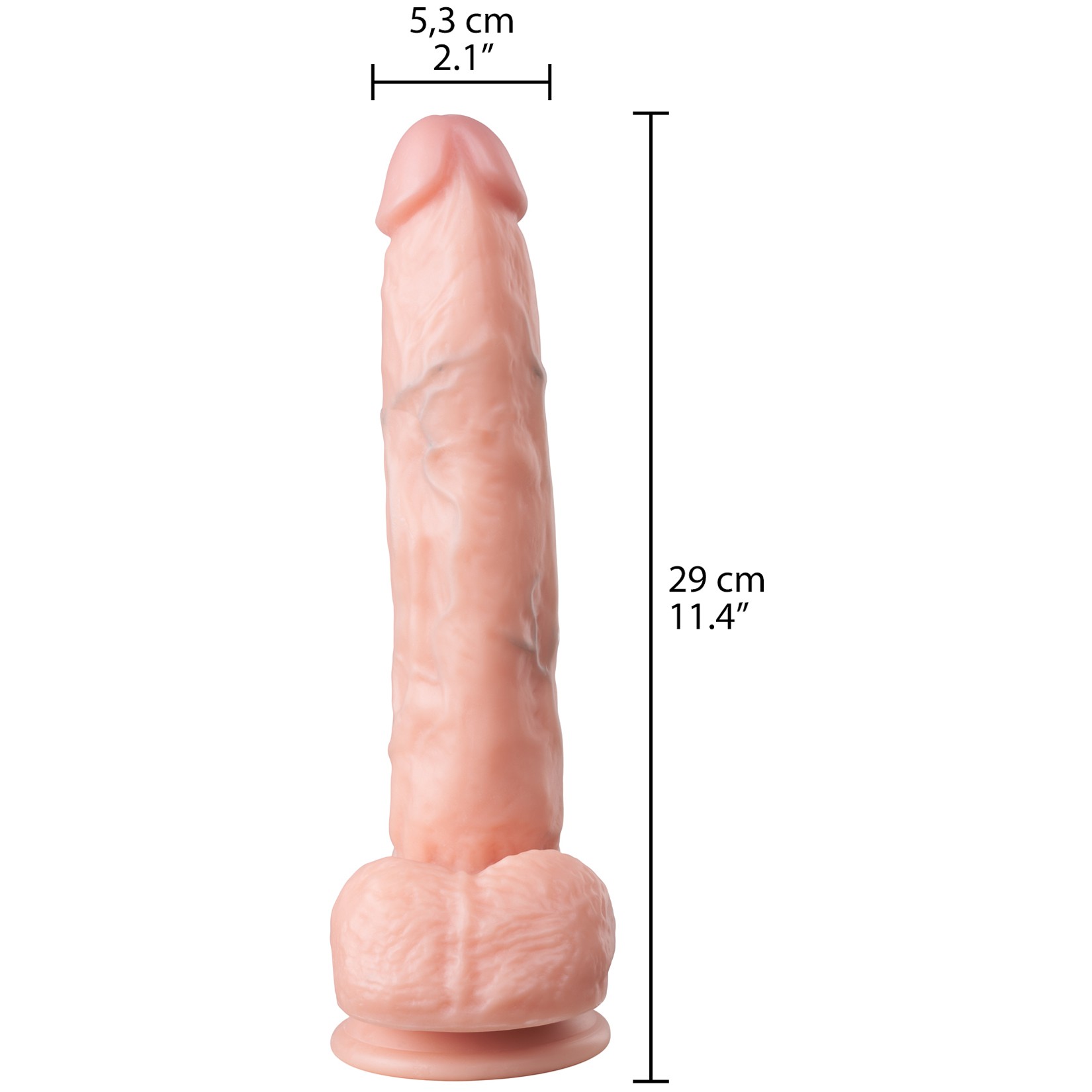 Willie City Klassisk Realistisk Dildo 29 cm 1