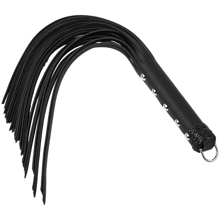 Spartacus Powerful Strap Whip Leather Flogger 19.5 inches var 1