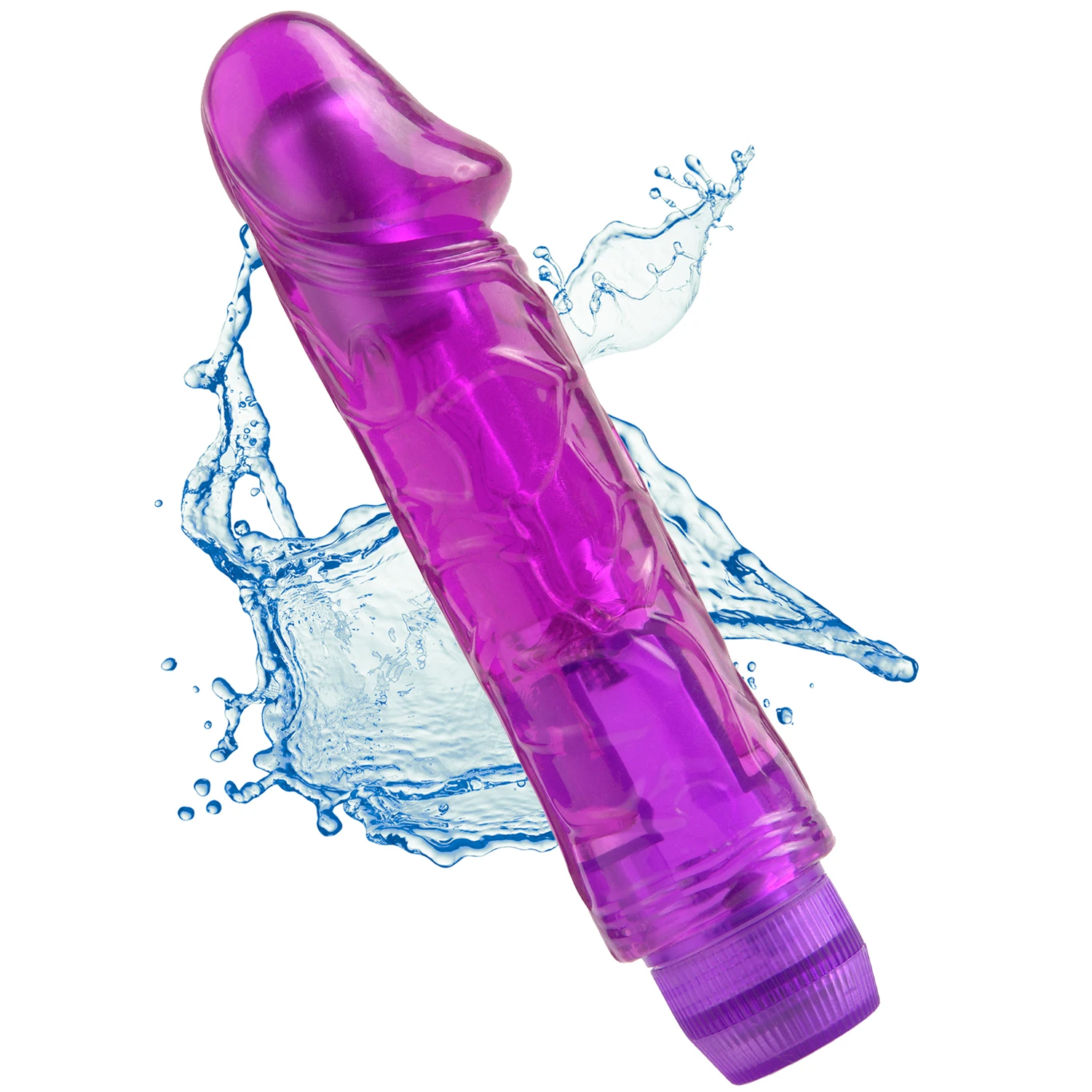 Juicy Jewels Plum Pleaser Dildo Vibrator 1