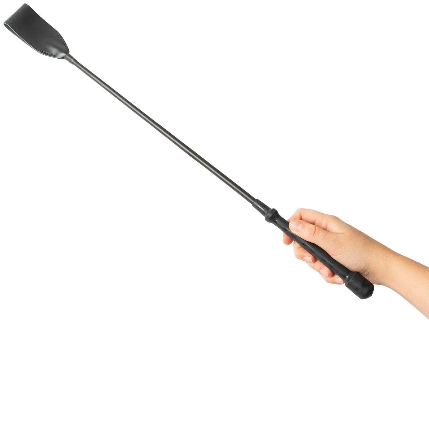 Spartacus Flexi Crop Cravache d’Équitation en Cuir 1