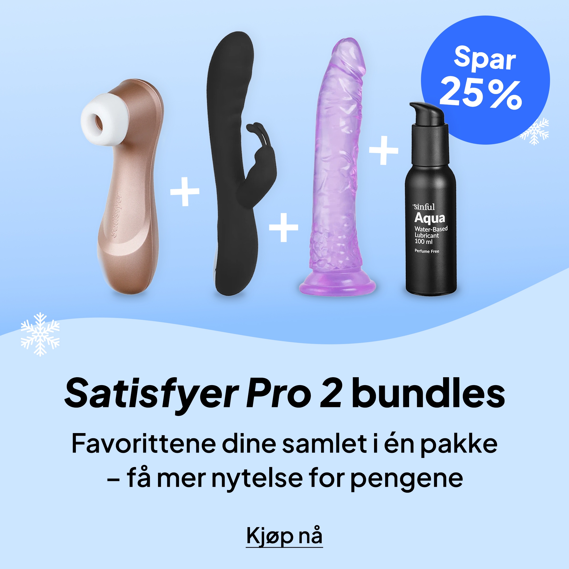 Spar 25% på Satisfyer Pro 2  bundles* mobile