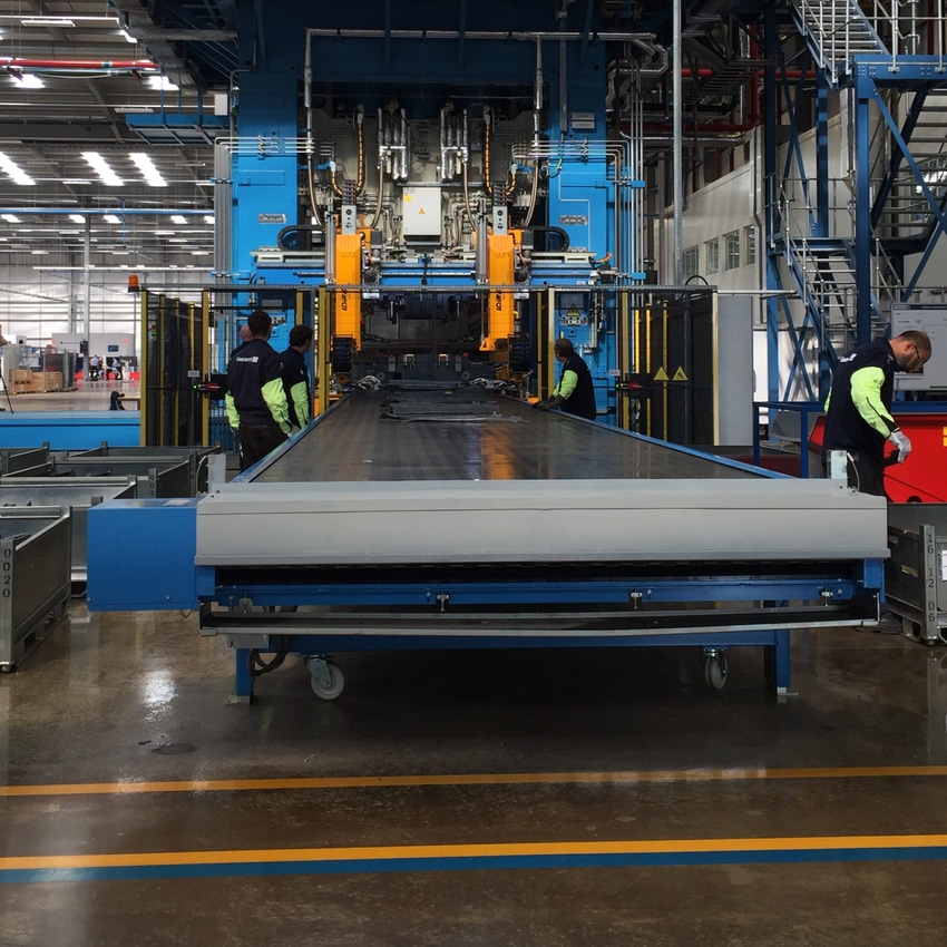 Gestamp’s hot stamping XL press one of world’s biggest.