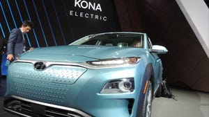Kona EV debuts at New York auto show