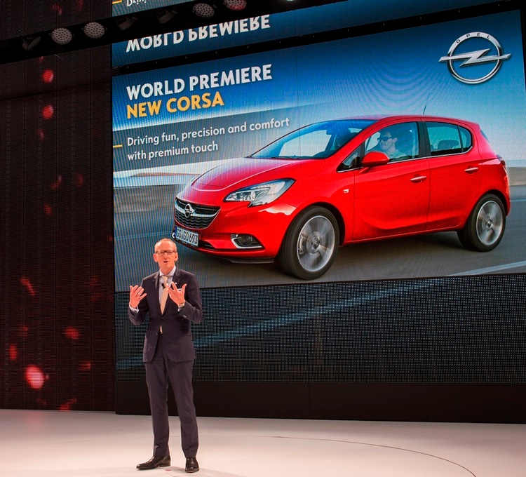 Neumann at Opel press conference today