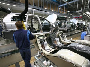 Volvo plant Torslanda Sweden