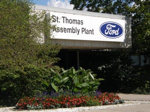 Ford shuttered St Thomas ON Canada plant last year