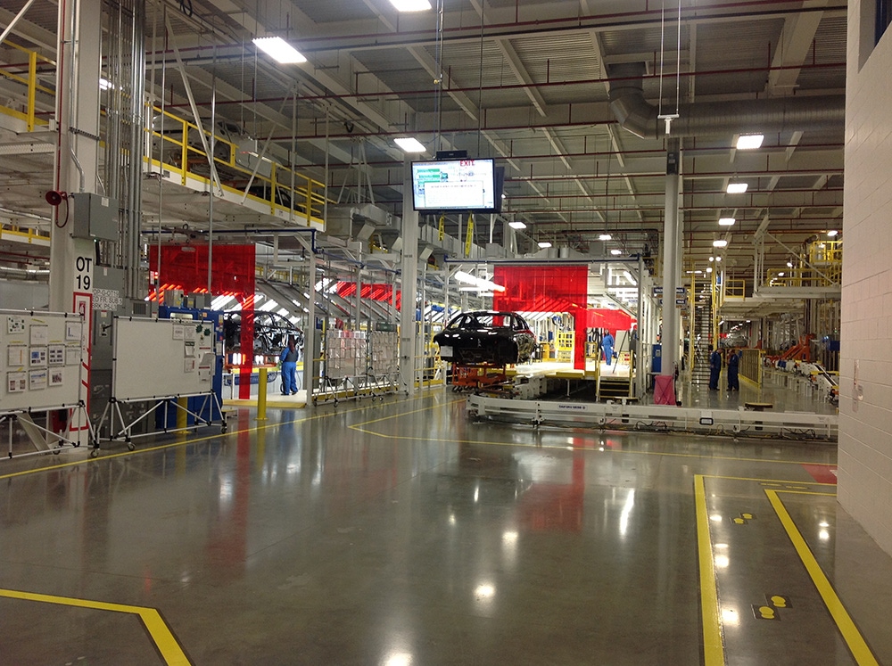 Uwe Braun lights at Chryslerrsquos Sterling Heightsrsquo paint shop Uwe Braun lights at Chryslerrsquos Sterling Heightsrsquo paint shop