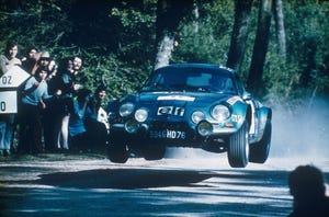 Renault Alpine during racing heyday