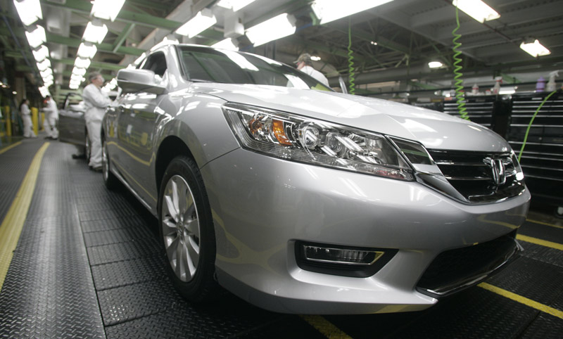 rsquo13 Accord travels down assembly line at Marysville rsquo13 Accord travels down assembly line at Marysville