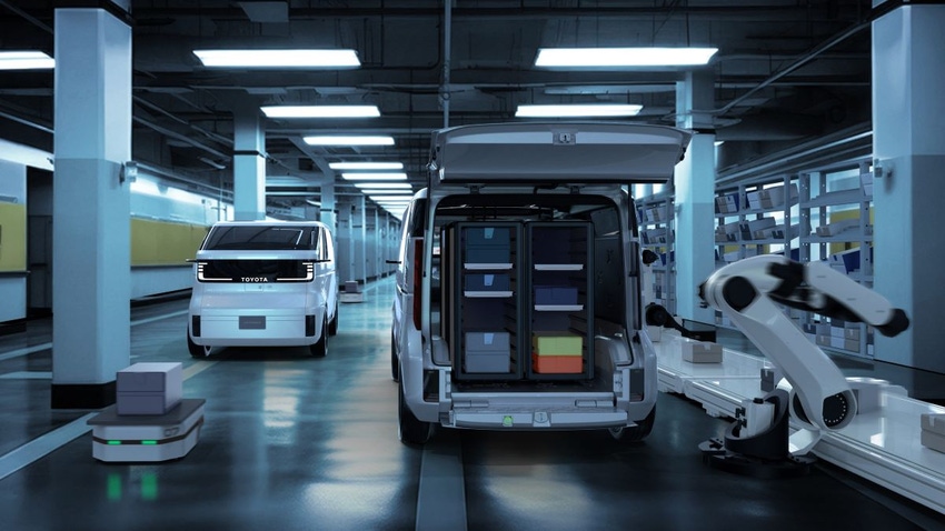 Toyota BEV Van Concept Interior