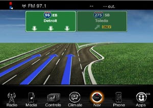 Dealers can activate navigation on Chryslerrsquos Uconnect platform