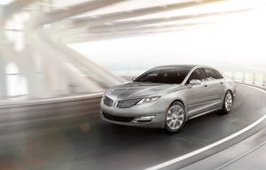 rsquo13 Lincoln MKZ to be offered with two gas engines hybrid powertrain
