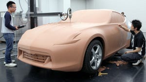 GettyImages Nissan Design Center clay model