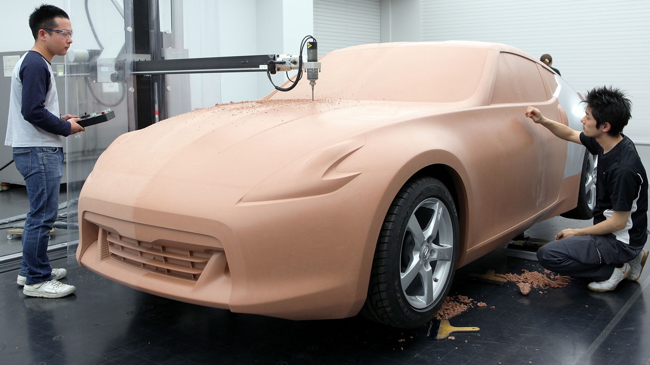 GettyImages Nissan Design Center clay model GettyImages Nissan Design Center clay model