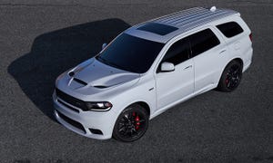 Wide planted Durango SRT gets functional air intakes and extractors in hood