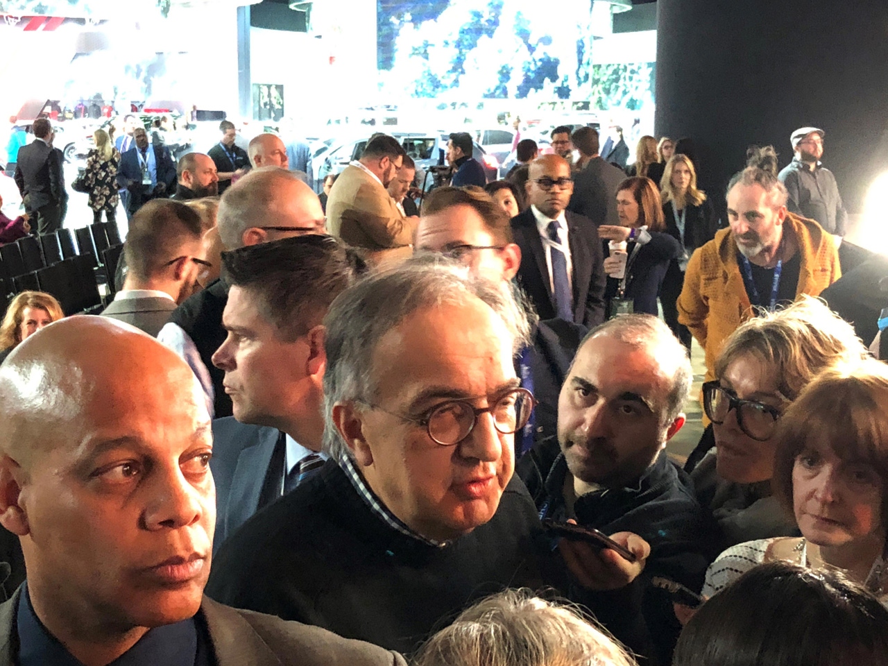 Marchionne meets with media at 2018 North American International Auto Show Marchionne meets with media at 2018 North American International Auto Show