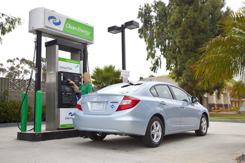 CNGfueled Civic only nonfleet vehicle in US with such a powertrain