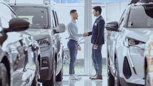 Customer and salesperson (PureCars)