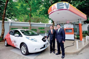Government Nissan launched EV infrastructure program in 2013