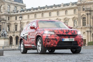 Camouflaged version of upcoming Kodiaq to be launched at Paris auto show