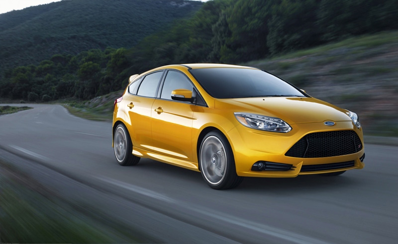 Focus ST equipped with custom electronicpowersteering system