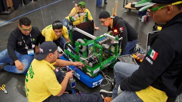 Keeping robots up and running big part of competition in FIRST World Championships