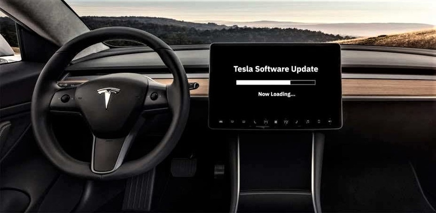 Tesla software update