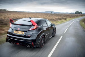 Red endplates on spoiler set Black Edition apart from standard Type R