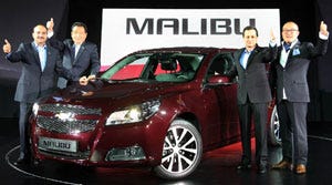 GM Korea Holds Presale Launch of ’12 Chevrolet Malibu