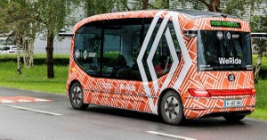 Renault's Level 4 miniBus to demo at French tennis championship.