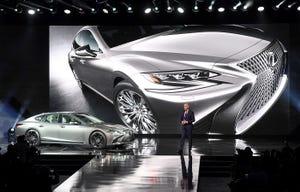 Lexus introduced new LS in Detroit earlier this month
