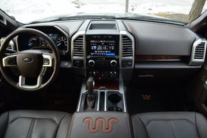 F150 King Ranch interior stood out among competition including luxury vehicles
