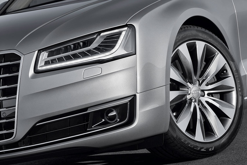 Audi saves 37 lbs compared with using allaluminum wheels