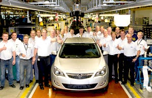 Opel Launches Astra Output in Russelsheim