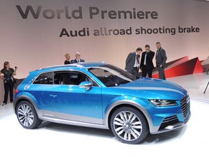 Audi unveils Allroad plugin hybrid compact CUV at auto show