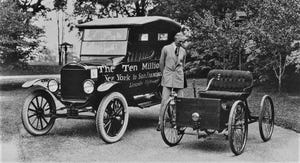 Henry Ford with Model T, Quadricycle