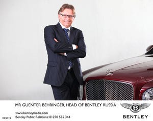 Guenter Behringer head of Bentley Russia