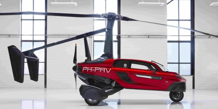 PAL-V Liberty flying car undergoing preproduction certification.