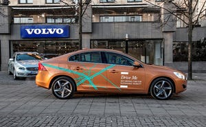 Experimental Volvos occupants ply commuter routes in Swedish capital
