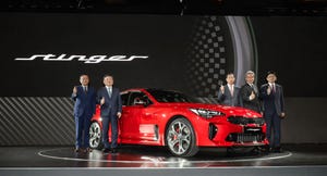 Kia execs give thumbsup to Stinger at official rollout