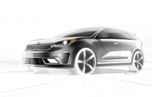 Niro developed outside of existing Kia products